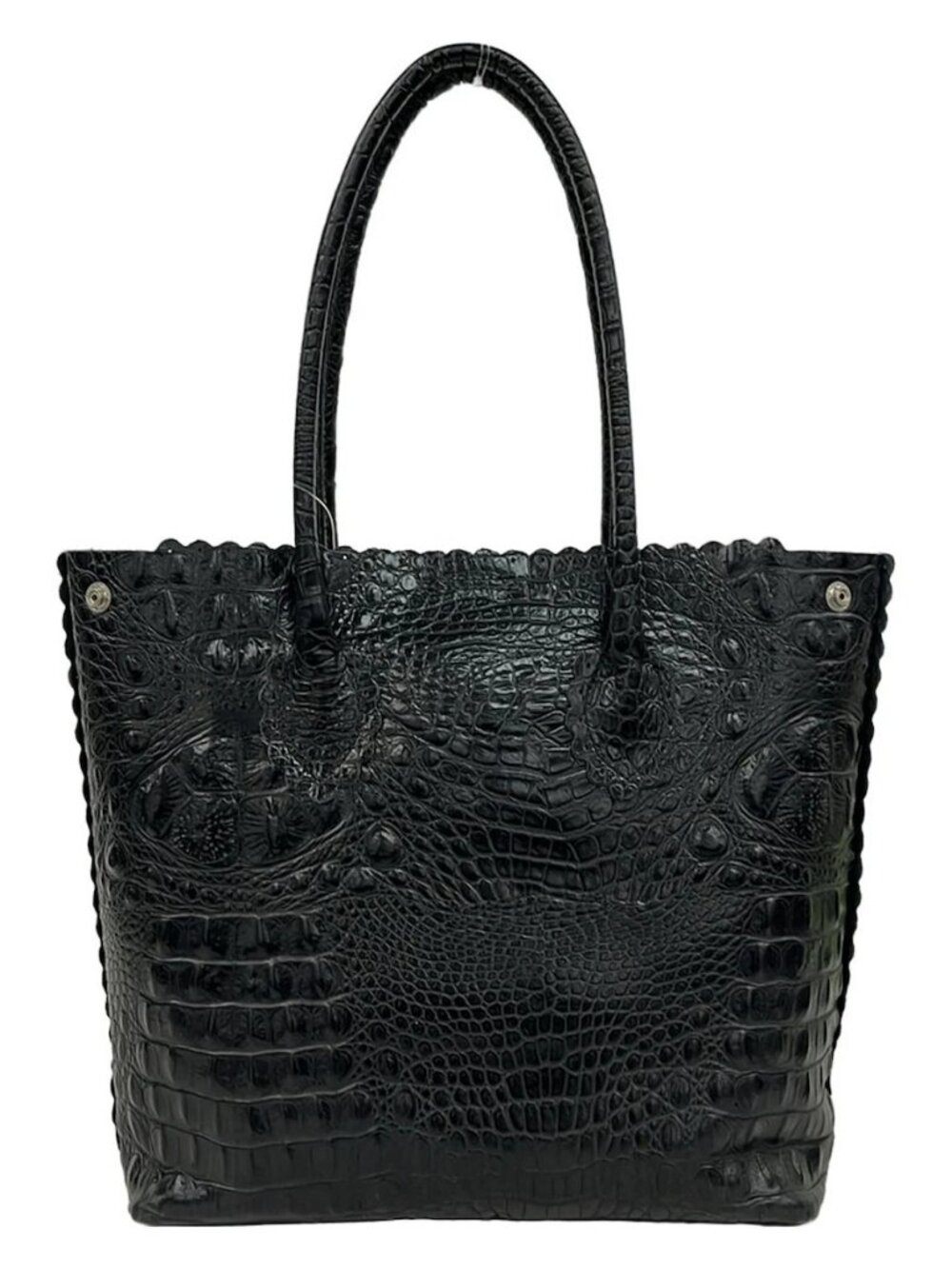 FURLA - Black Leather Tote Bag